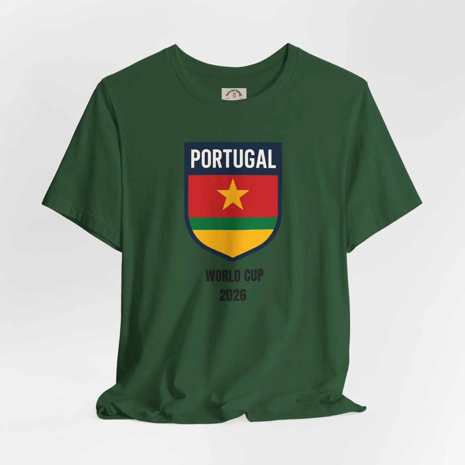 Portugal World Cup 2026 Unisex Cotton Crew Tee by Printify