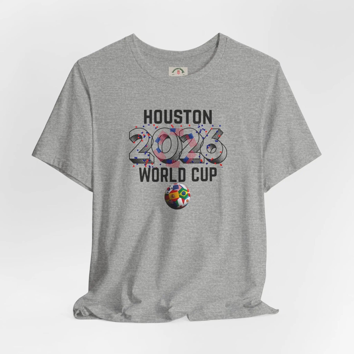 Houston World Cup 2026 Host Unisex Cotton Crew Tee by Printify