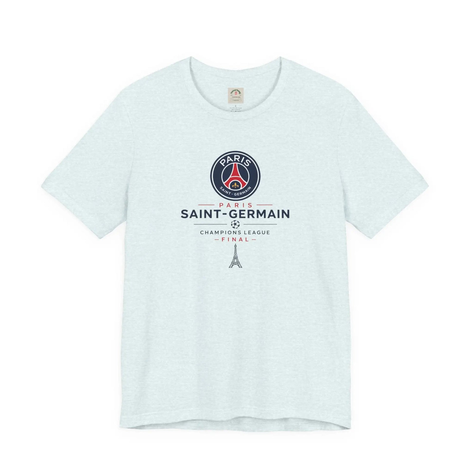 PSG Champions League Final Unisex Soccer Jersey Short Sleeve Tee by Printify