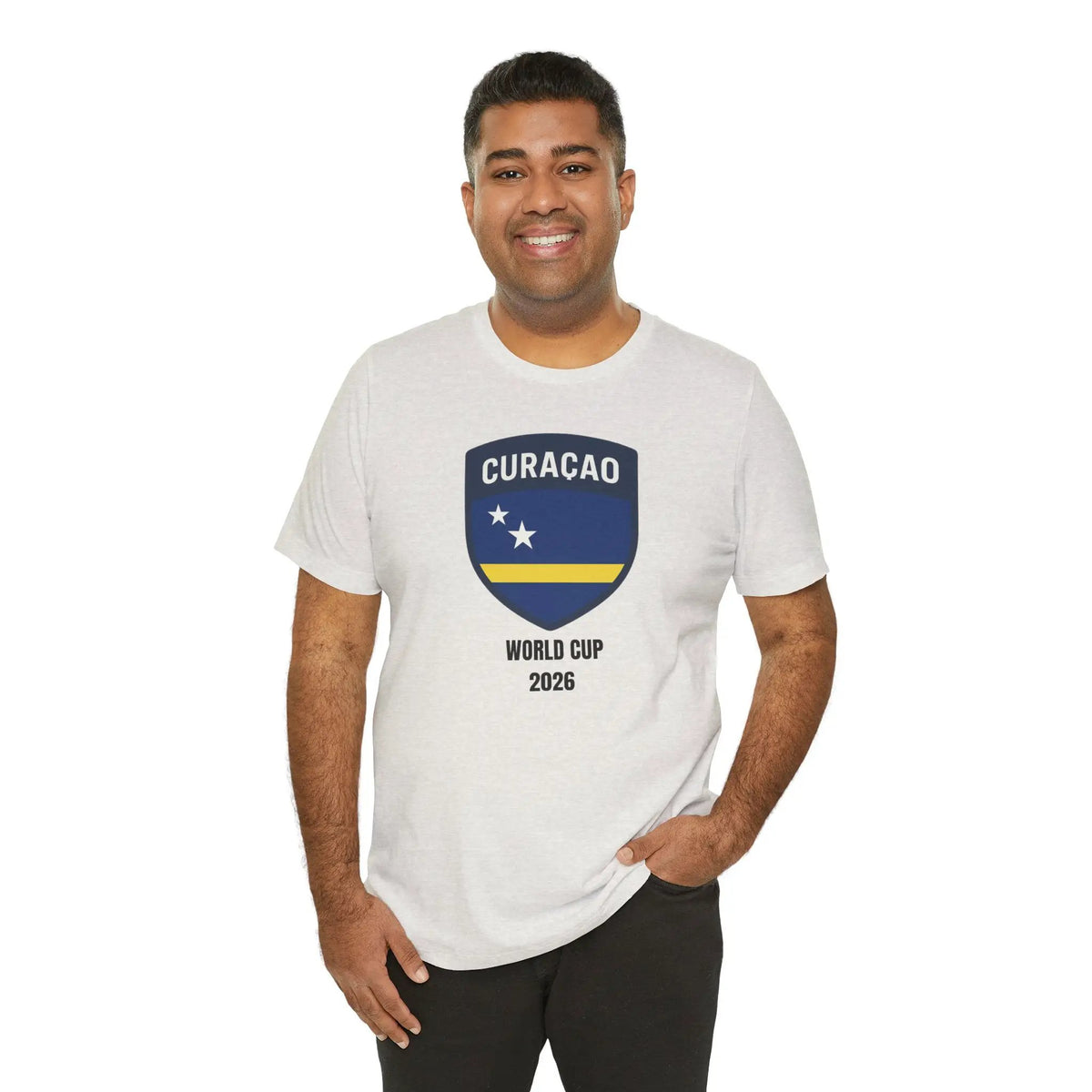 Curaçao World Cup 2026 Unisex Cotton Crew Tee by Printify