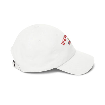 Classic Dad Cap World Cup 2026 USA Soccer Fan Hat With Precurved Visor by Printify