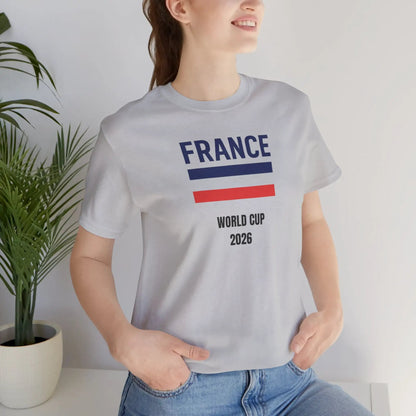 France World Cup 2026 Unisex Cotton Crew Tee by Printify