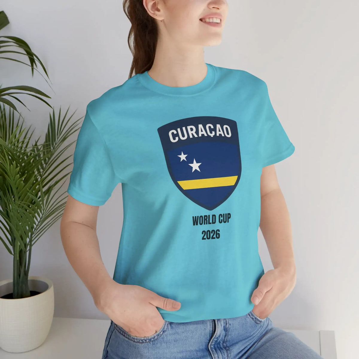 Curaçao World Cup 2026 Unisex Cotton Crew Tee by Printify