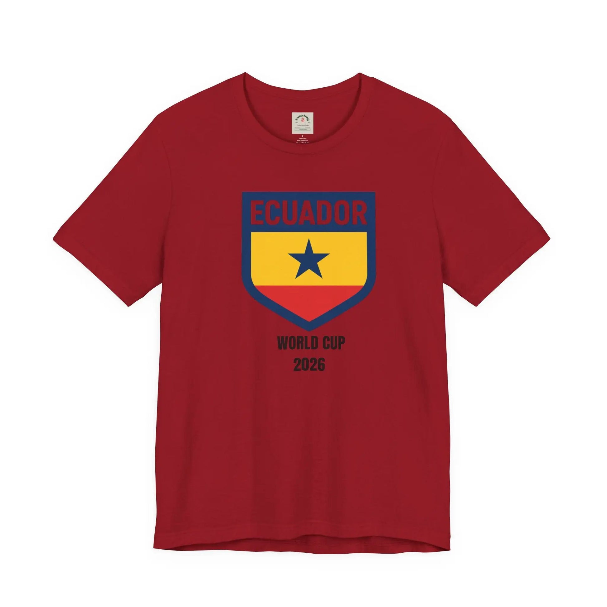 Ecuador World Cup 2026 Unisex Cotton Crew Tee by Printify