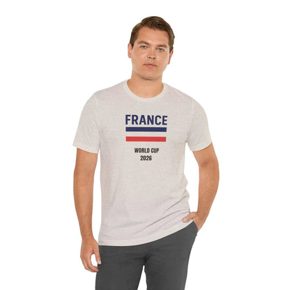 France World Cup 2026 Unisex Cotton Crew Tee by Printify