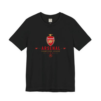 Arsenal Champions League Final Unisex Soccer Jersey Short Sleeve Tee by Printify