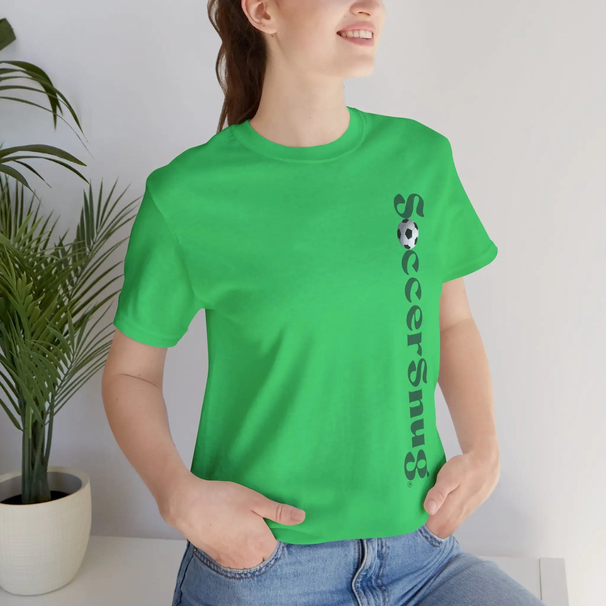 SoccerSnug Unisex Soccer Jersey Short Sleeve Tee by Printify