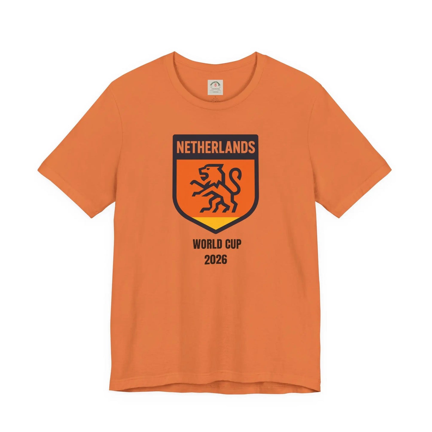 Netherlands World Cup 2026 Unisex Cotton Crew Tee by Printify