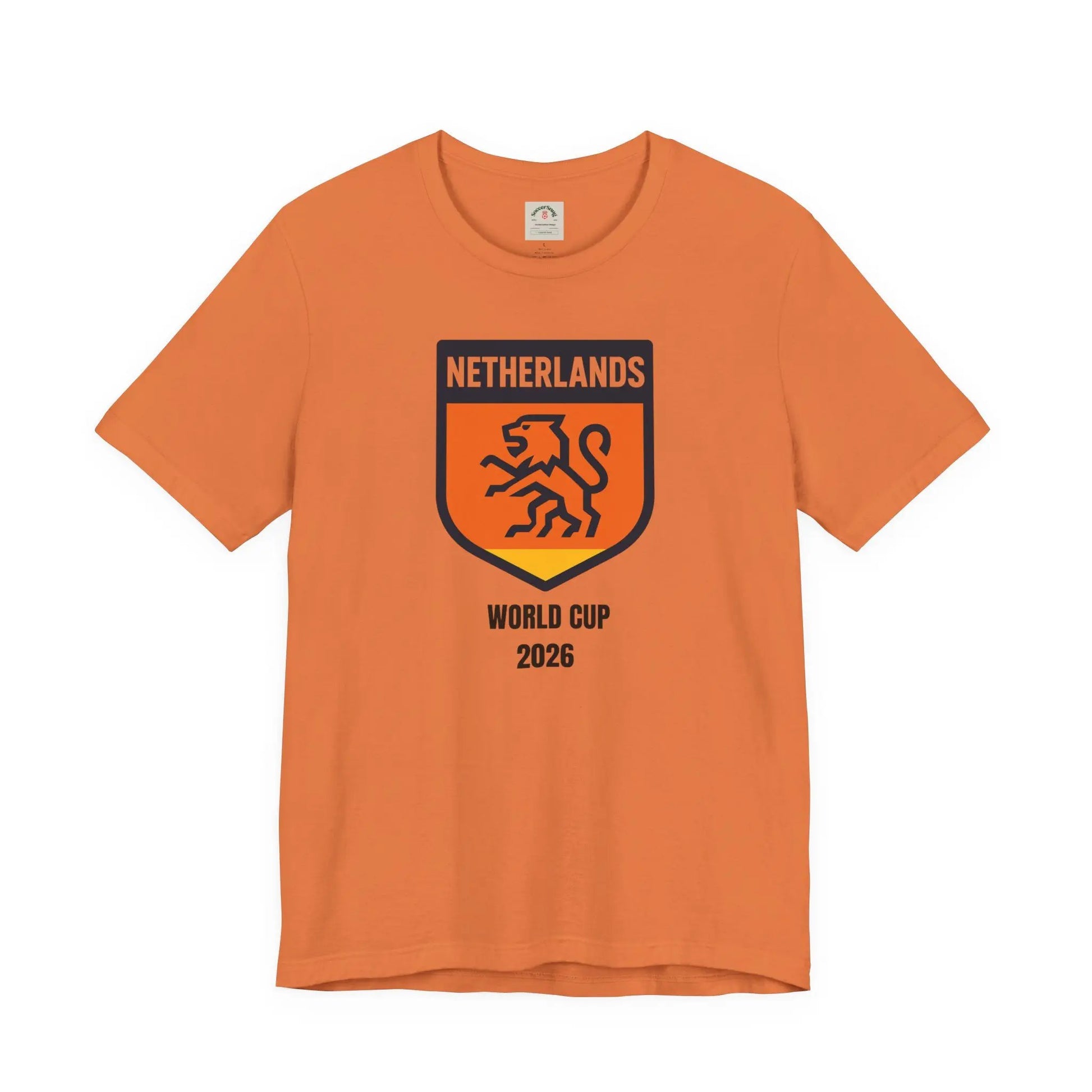 Netherlands World Cup 2026 Unisex Cotton Crew Tee by Printify