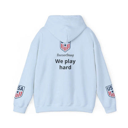 Customizable - SoccerSnug Heavy Blend Hoodie Unisex With Front Pocket Drawcord by Printify