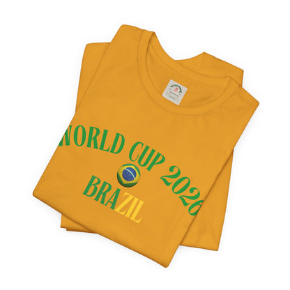 World Cup 2026 Brazil Tee – Brazil Soccer Fan T-Shirt