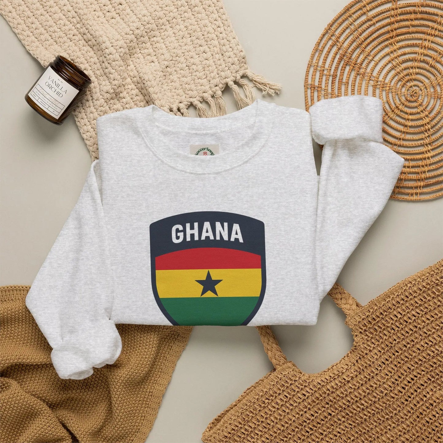 Ghana World Cup 2026 Unisex Heavy Blend™ Crewneck Sweatshirt by Printify