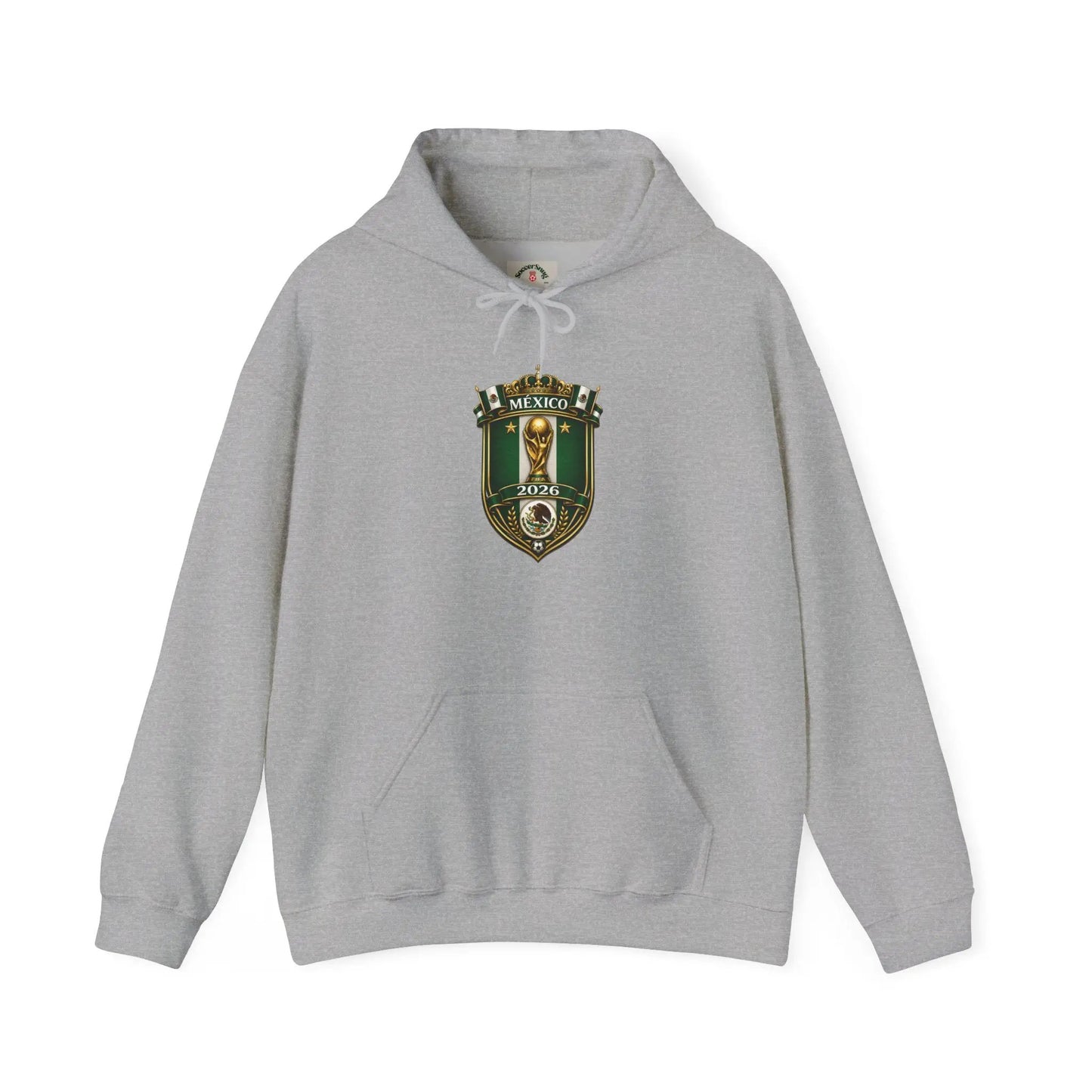 Mexico World Cup Slytherin Crest Hoodie – Hogwarts House Green Shield Pullover by Printify