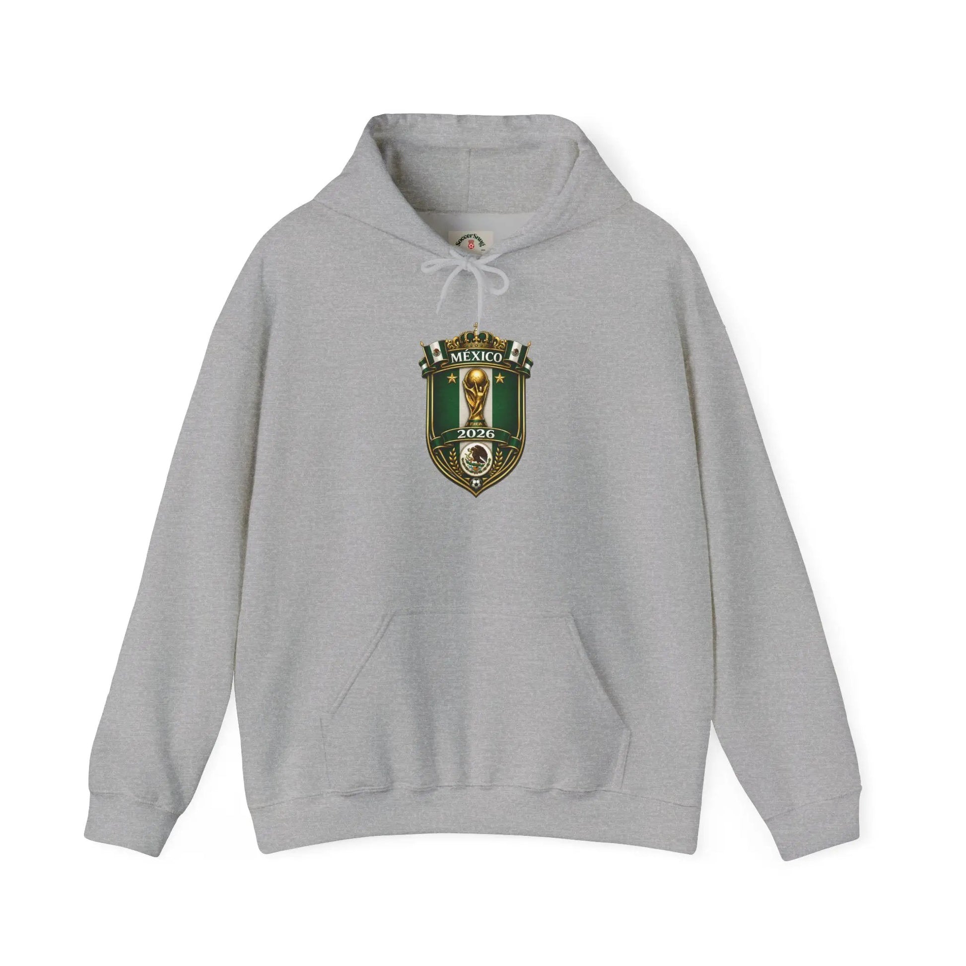 Mexico World Cup Slytherin Crest Hoodie – Hogwarts House Green Shield Pullover by Printify
