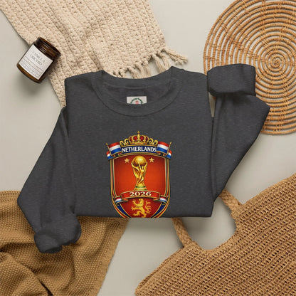 Netherlands 2026 World Cup Crest Crewneck by Printify