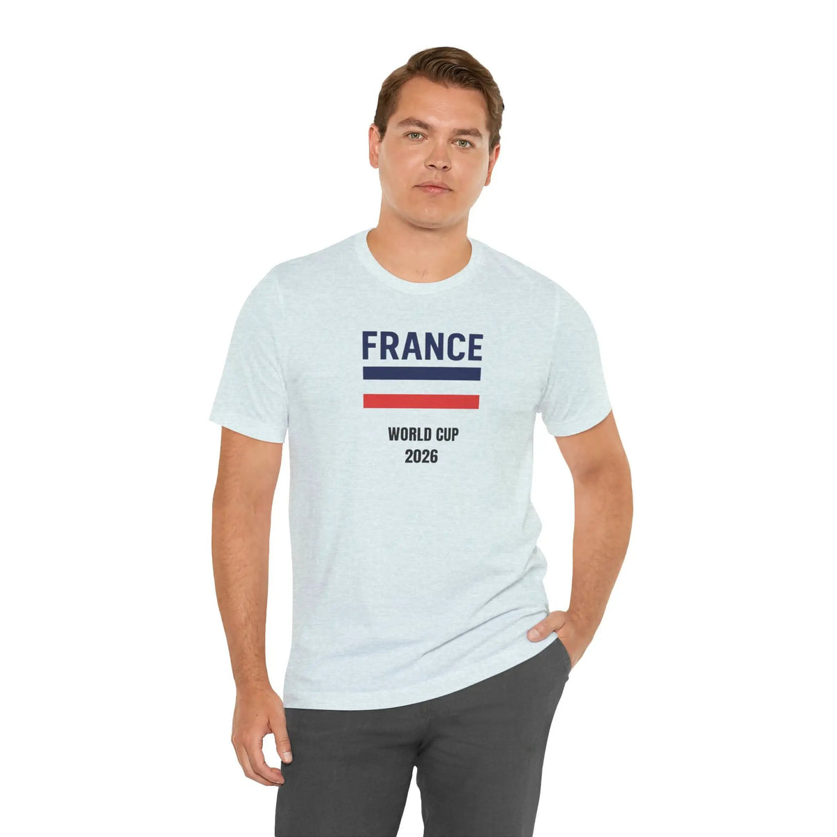 France World Cup 2026 Unisex Cotton Crew Tee by Printify