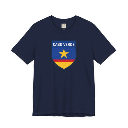 Cabo Verde Shield T‑Shirt — Cape Verde Pride Travel Tee by Printify