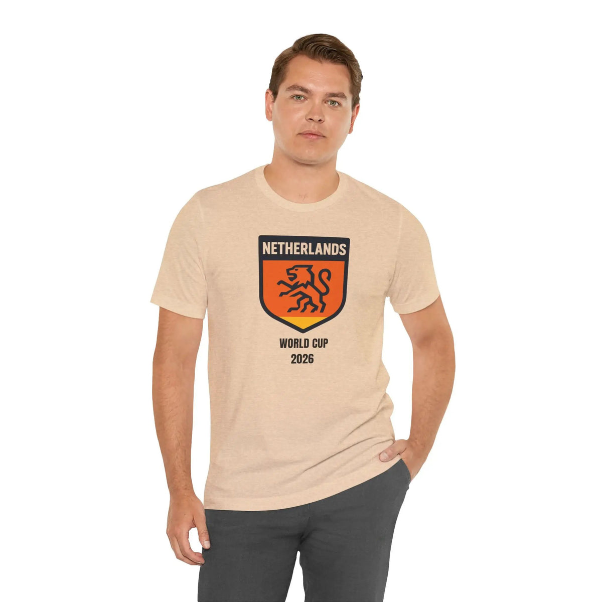 Netherlands World Cup 2026 Unisex Cotton Crew Tee by Printify