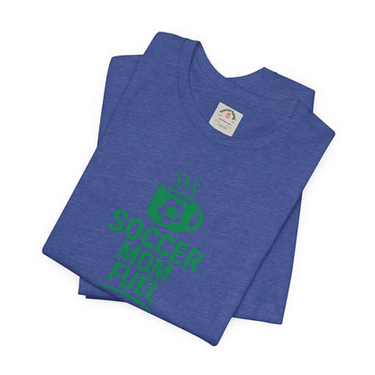 Soccer Mom Fuel T-Shirt — Coffee & Soccer Graphic Tee for Sports Moms by Printify