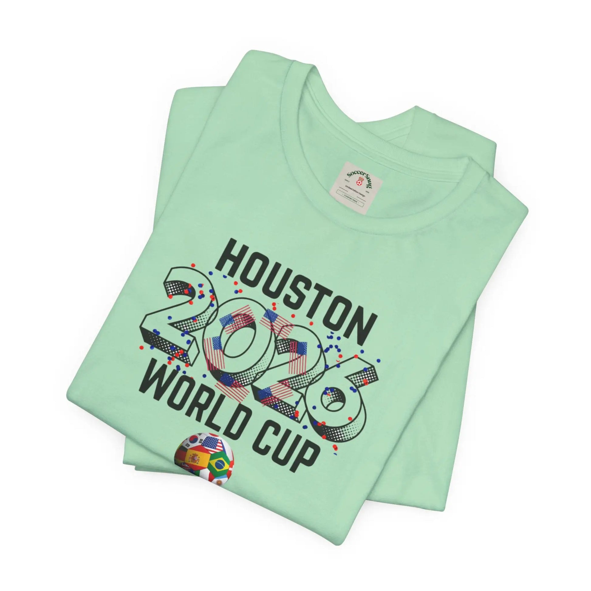 Houston World Cup 2026 Host Unisex Cotton Crew Tee by Printify