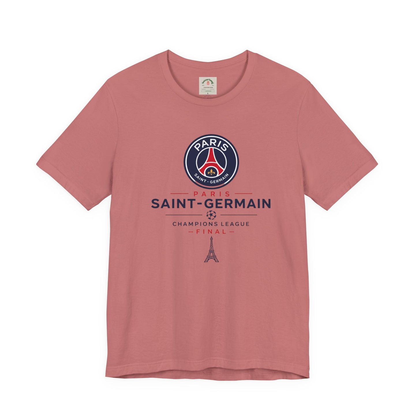 PSG Champions League Final Unisex Soccer Jersey Short Sleeve Tee
