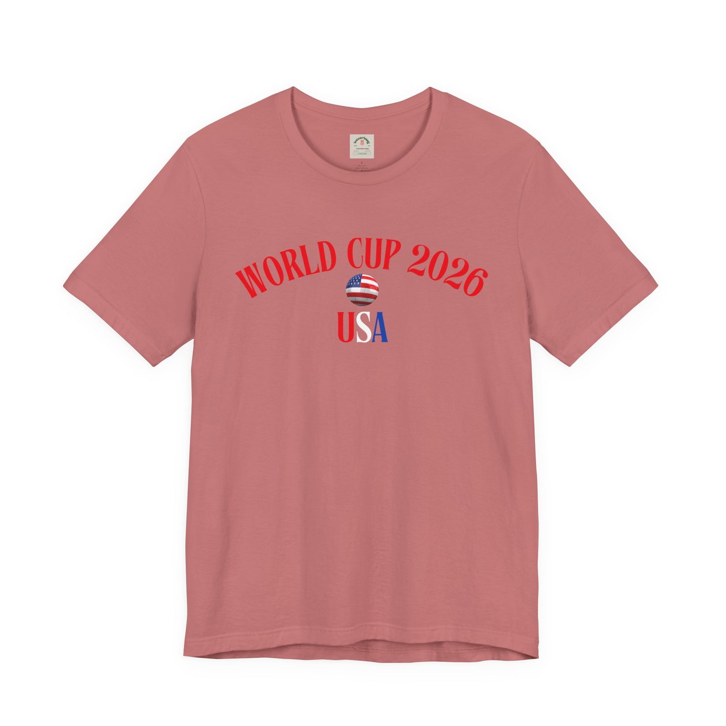 World Cup 2026 USA T-Shirt — Patriotic Soccer Tee