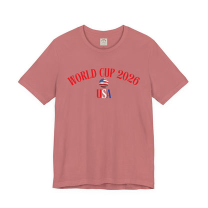 World Cup 2026 USA T-Shirt — Patriotic Soccer Tee