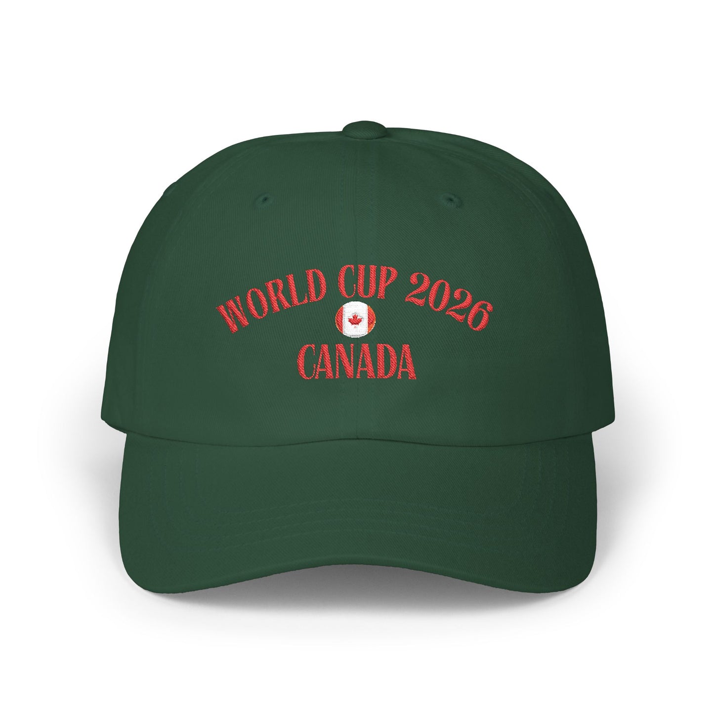 World Cup 2026 Canada Dad Cap — Canada Soccer Fan Baseball Hat