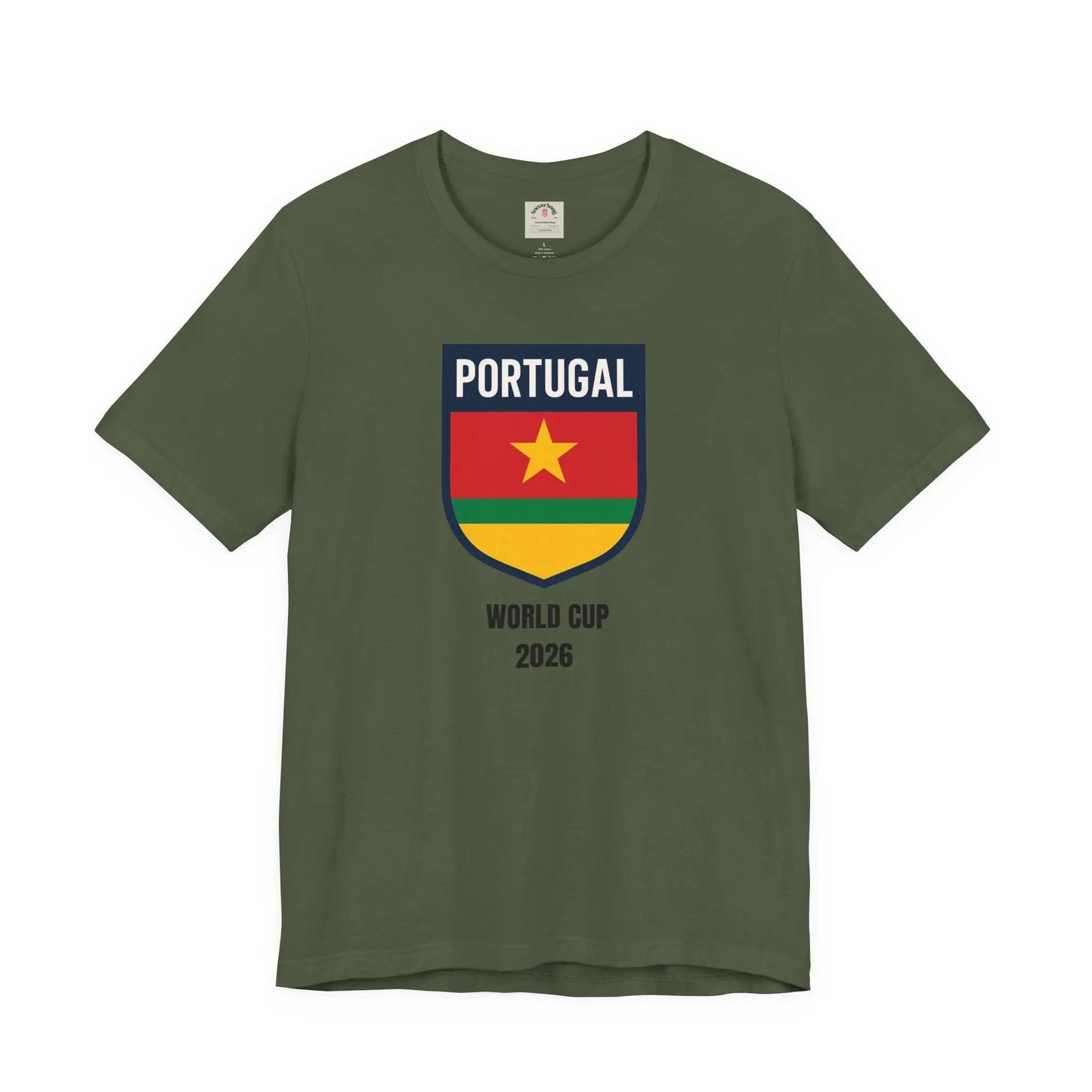 Portugal World Cup 2026 Unisex Cotton Crew Tee by Printify