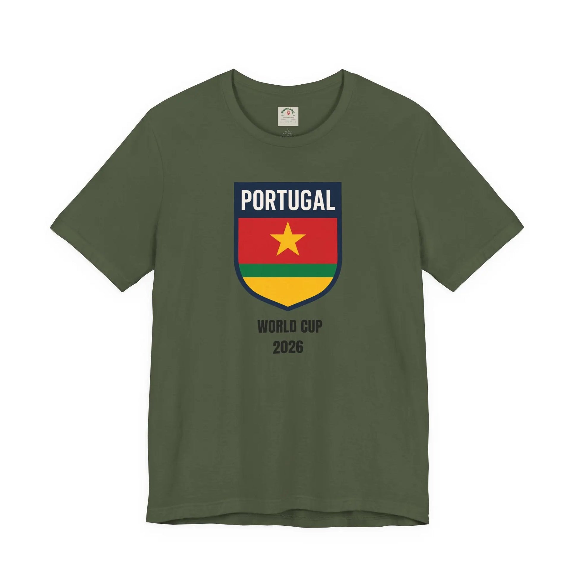 Portugal World Cup 2026 Unisex Cotton Crew Tee by Printify