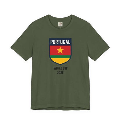 Portugal World Cup 2026 Unisex Cotton Crew Tee by Printify
