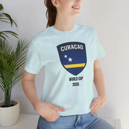 Curaçao World Cup 2026 Unisex Cotton Crew Tee by Printify