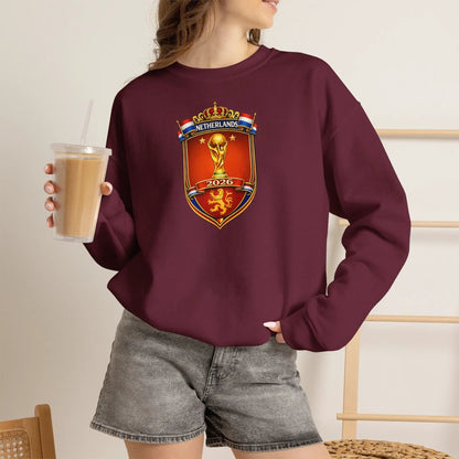 Netherlands 2026 World Cup Crest Crewneck by Printify