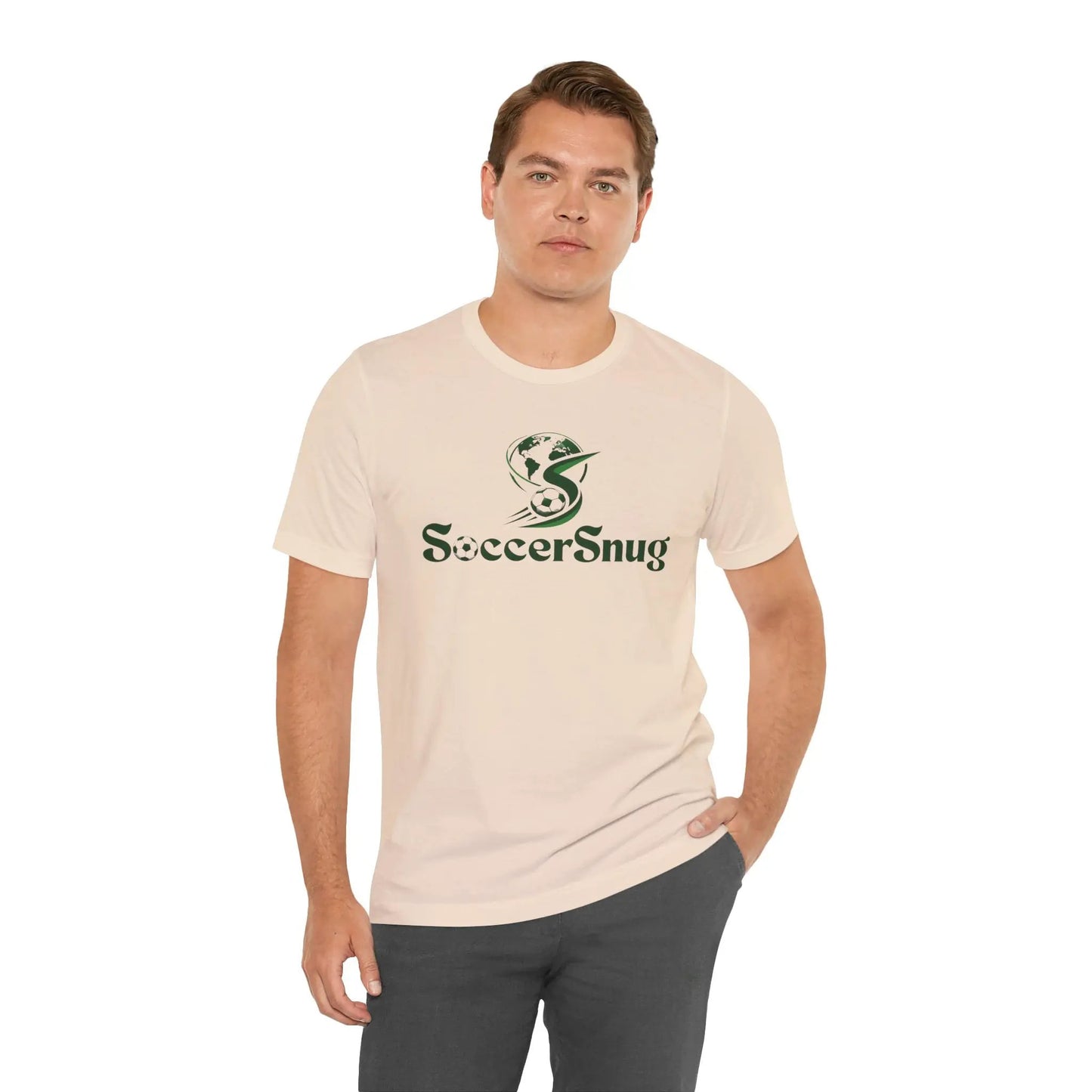 SoccerSnug Unisex Soccer Short Sleeve Tee by Printify