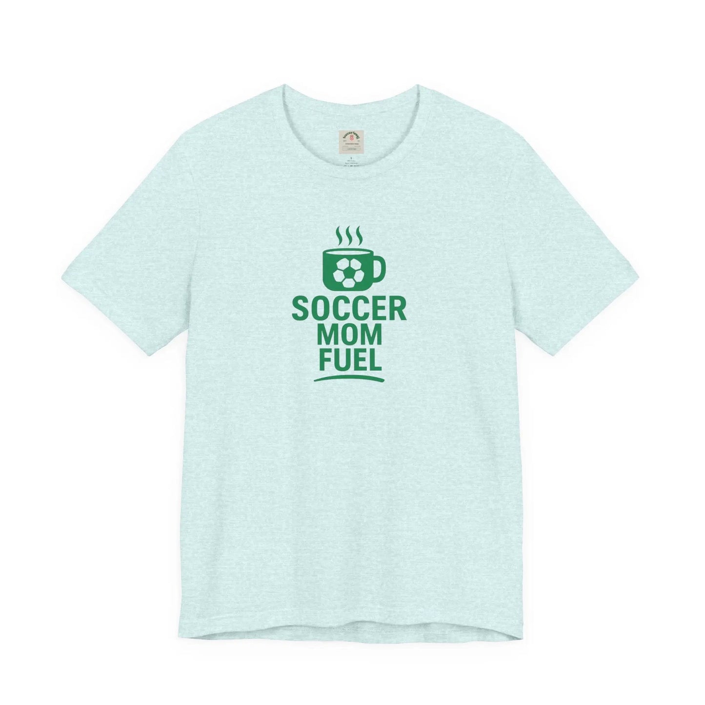 Soccer Mom Fuel T-Shirt — Coffee & Soccer Graphic Tee for Sports Moms by Printify