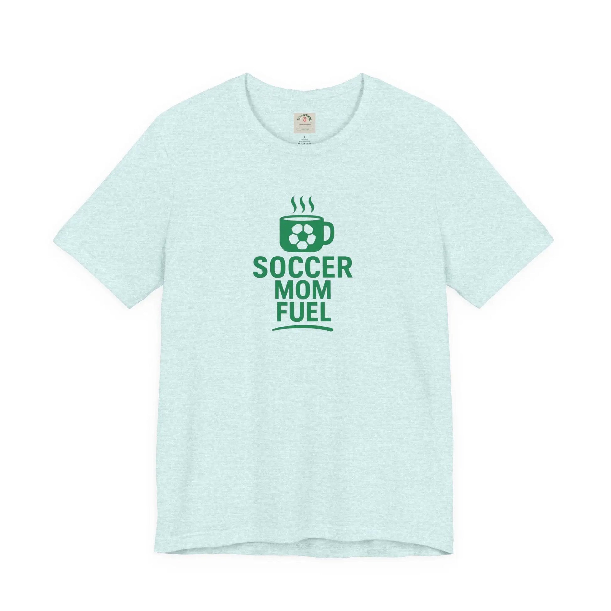 Soccer Mom Fuel T-Shirt — Coffee & Soccer Graphic Tee for Sports Moms by Printify