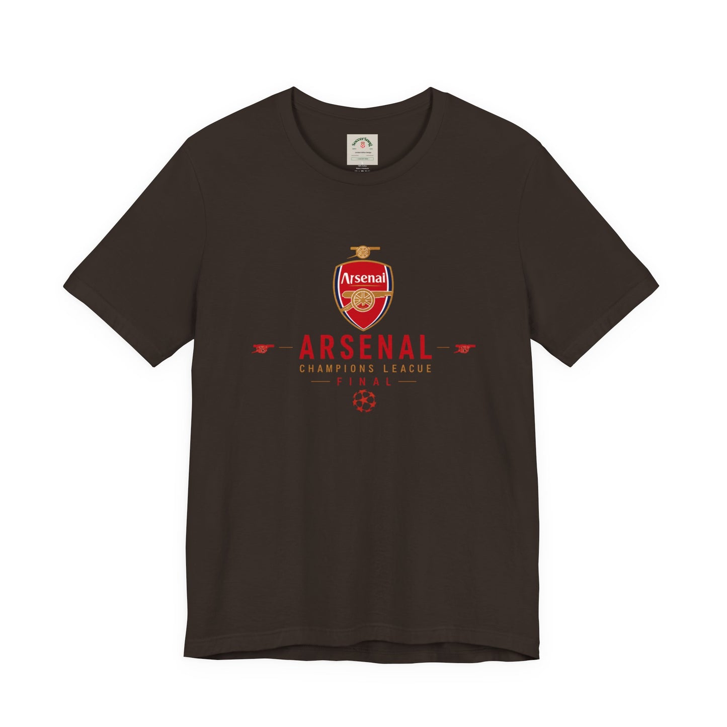 Arsenal Champions League Final Unisex Soccer Jersey Short Sleeve Tee
