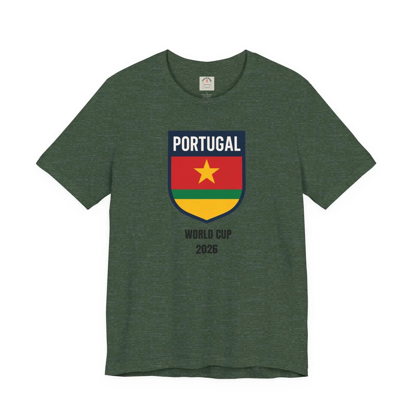 Portugal World Cup 2026 Unisex Cotton Crew Tee by Printify