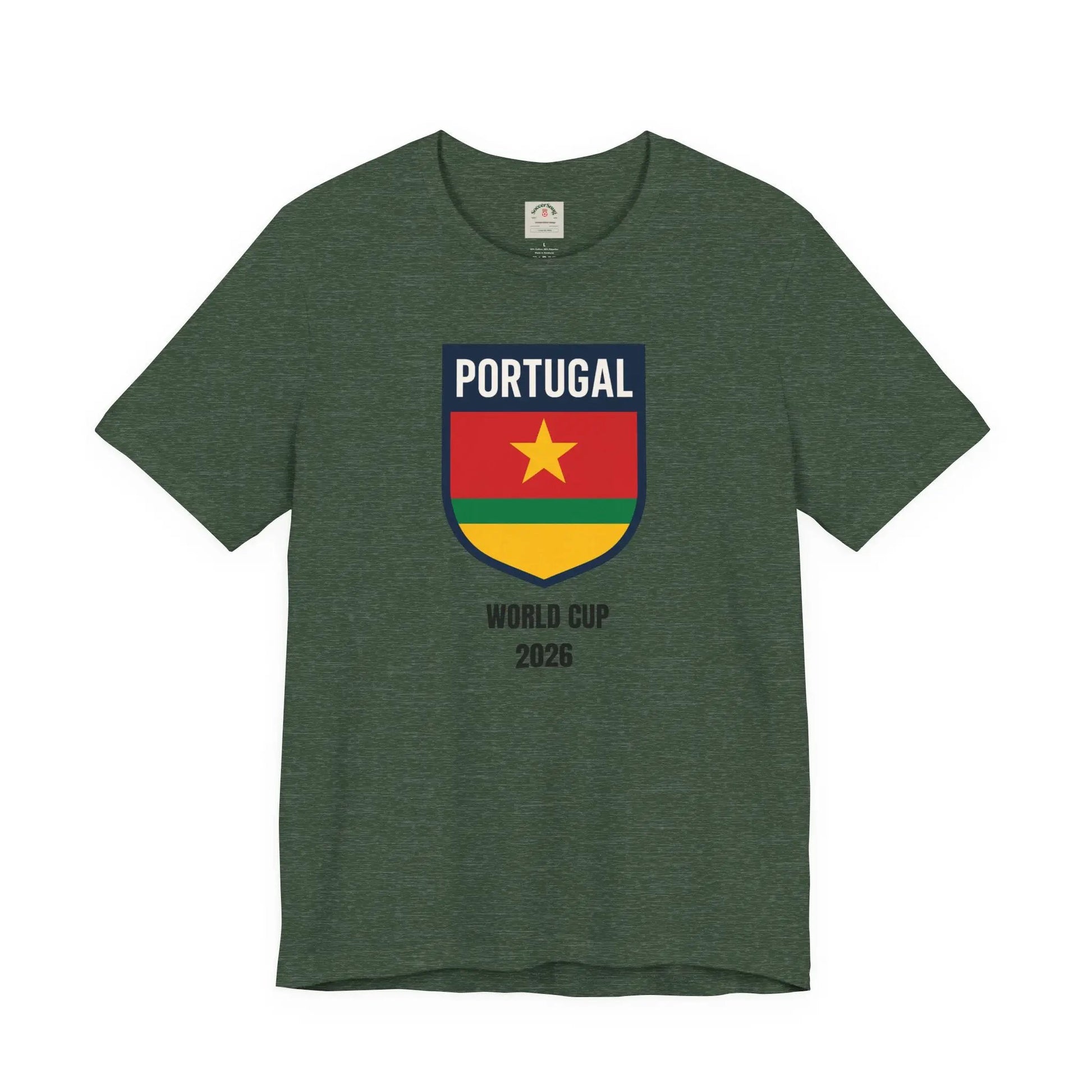 Portugal World Cup 2026 Unisex Cotton Crew Tee by Printify
