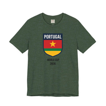 Portugal World Cup 2026 Unisex Cotton Crew Tee by Printify