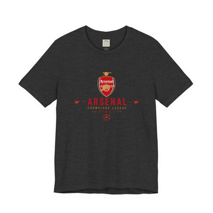 Arsenal Champions League Final Unisex Soccer Jersey Short Sleeve Tee by Printify