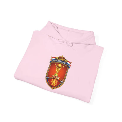 Netherlands World Cup 2026 Crest Hoodie Lion Shield Emblem Sweatshirt by Printify