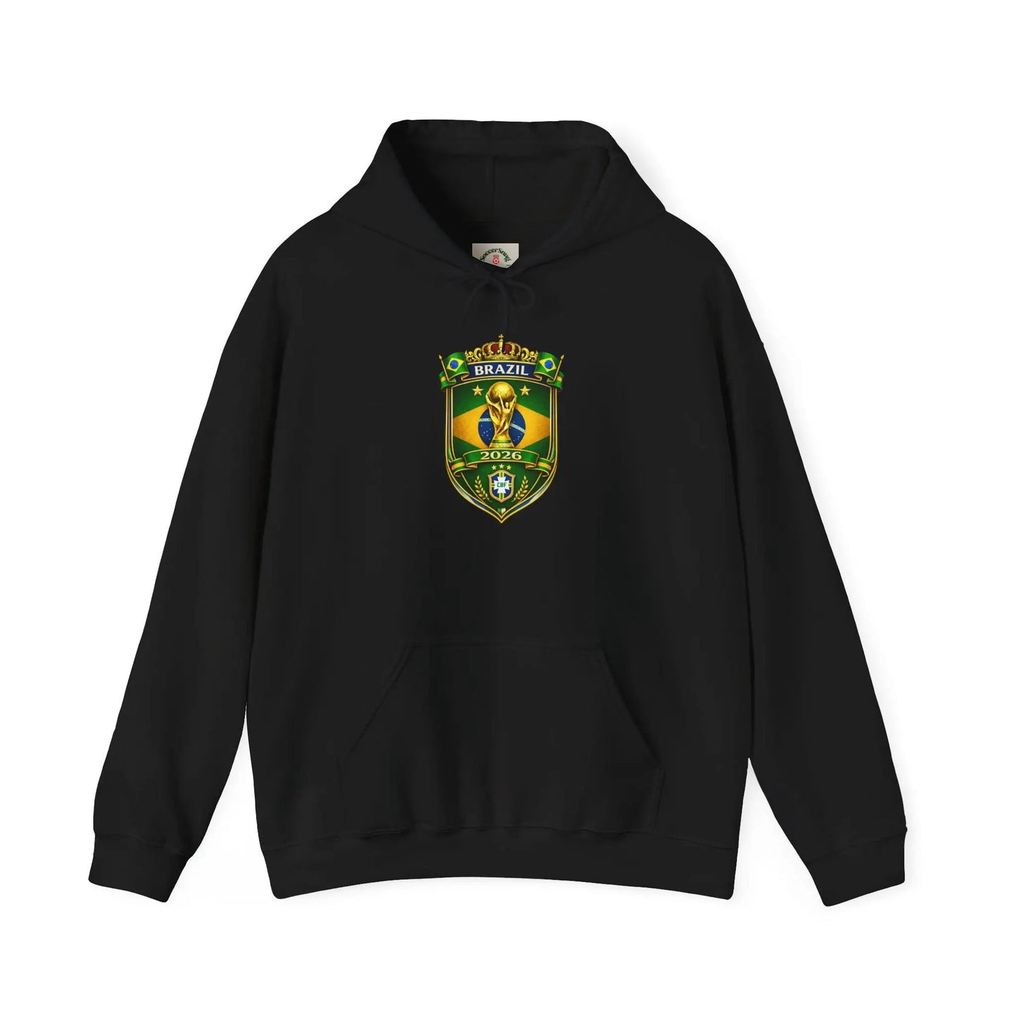 Brazil World Cup 2026 Hooded Sweatshirt by Printify