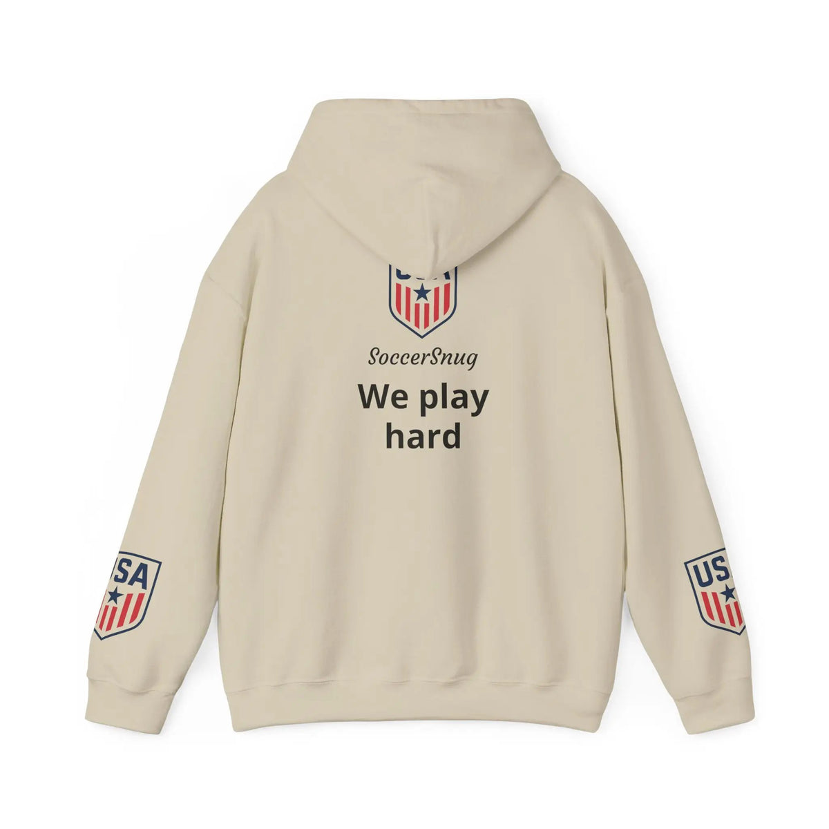 Customizable - SoccerSnug Heavy Blend Hoodie Unisex With Front Pocket Drawcord by Printify