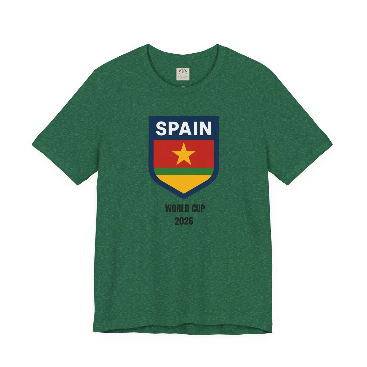 Spain World Cup 2026 Unisex Cotton Crew Tee by Printify