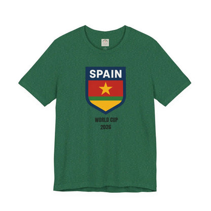 Spain World Cup 2026 Unisex Cotton Crew Tee by Printify