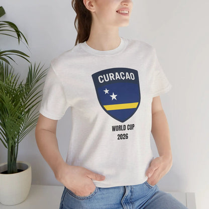 Curaçao World Cup 2026 Unisex Cotton Crew Tee by Printify