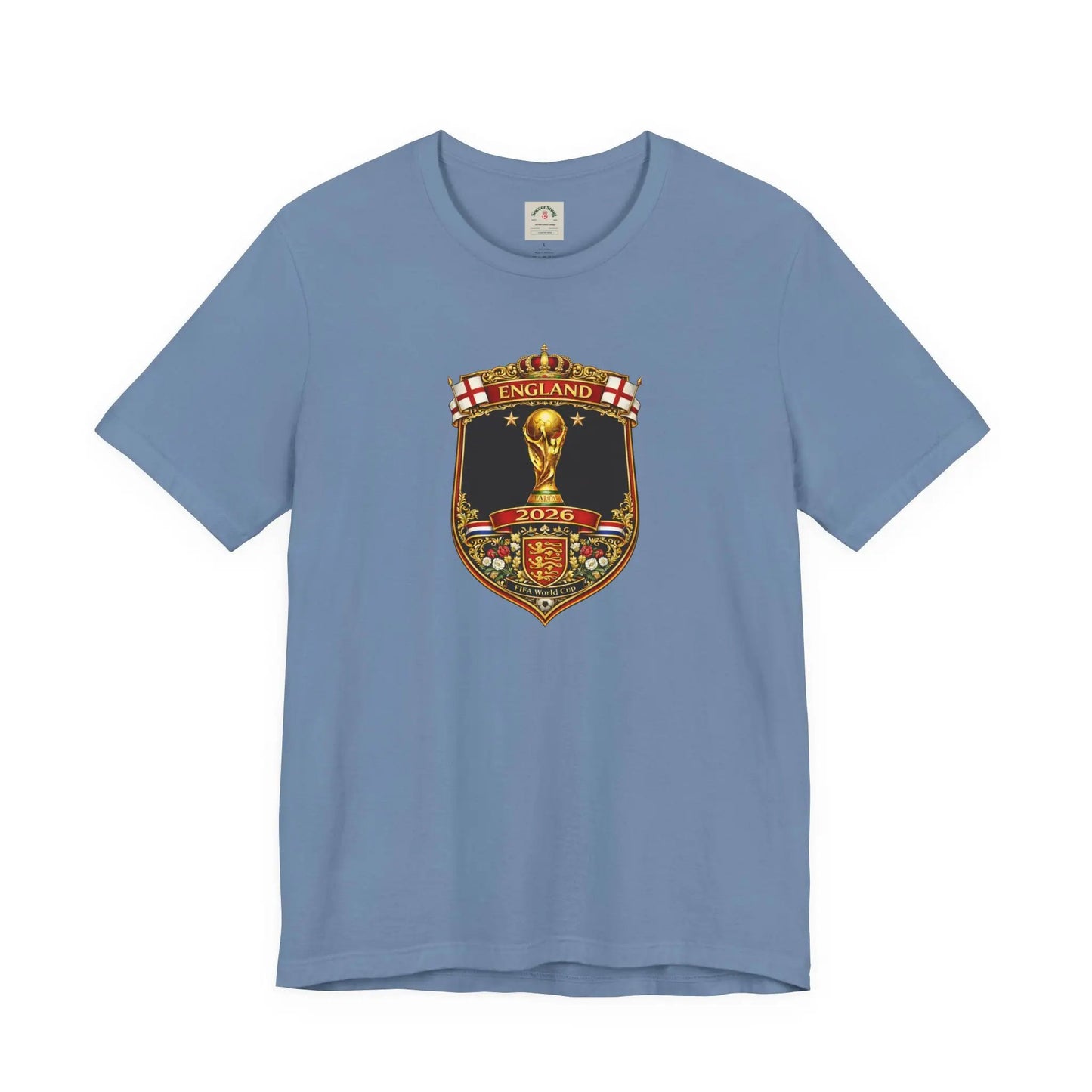 England World Cup 2026 Unisex Cotton Crew Tee by Printify