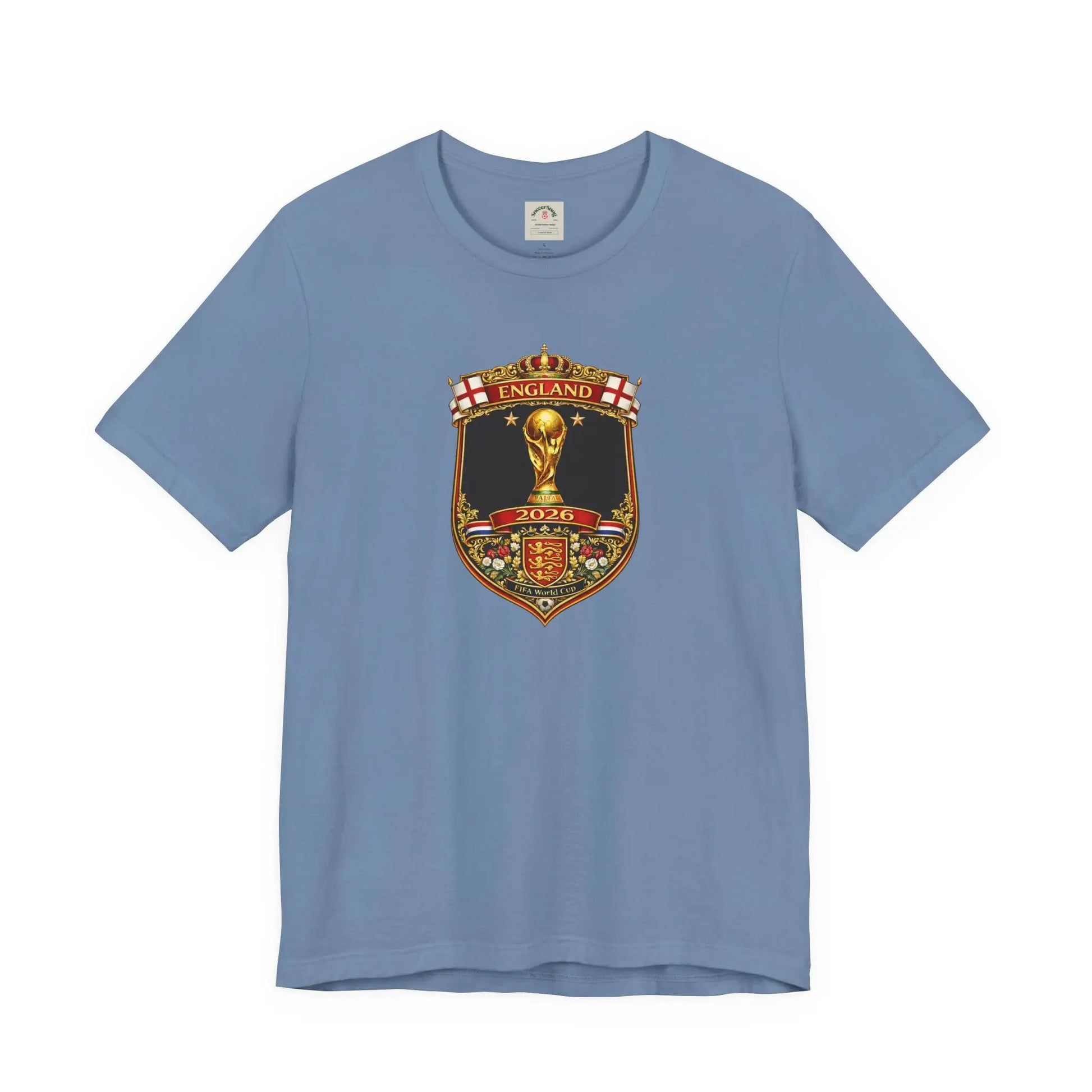 England World Cup 2026 Unisex Cotton Crew Tee by Printify