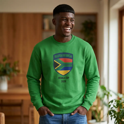 South Africa World Cup 2026 Unisex Heavy Blend™ Crewneck Sweatshirt by Printify